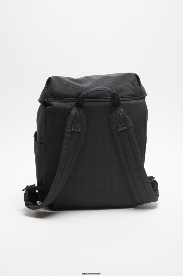 Acne Studios accesorios negro 0T4HT506 mochila de nailon antidesgarro