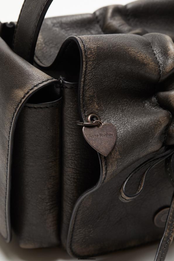 Acne Studios accesorios negro/beige 0T4HT451 bolso multibolsillos