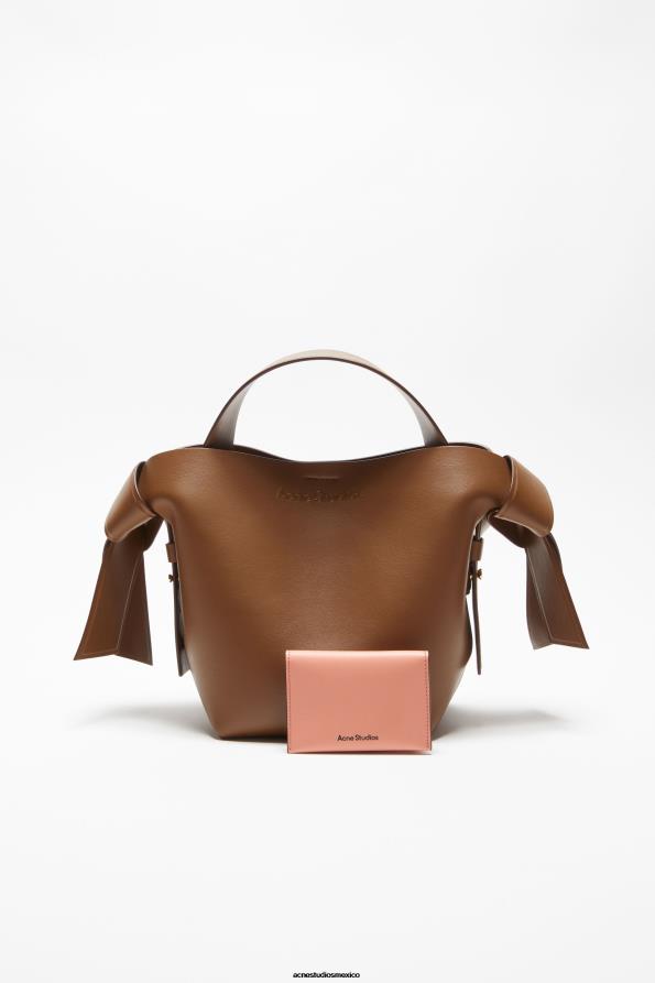 Acne Studios accesorios Rosa salmón 0T4HT860 cartera de cuero doblada