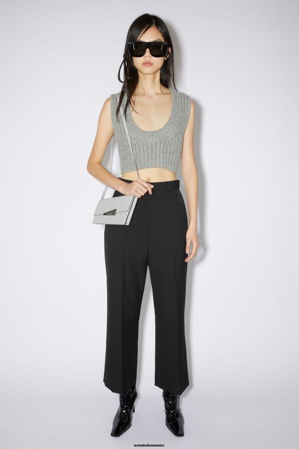 Acne Studios accesorios gris claro 0T4HT664 micro bolsa de distorsión