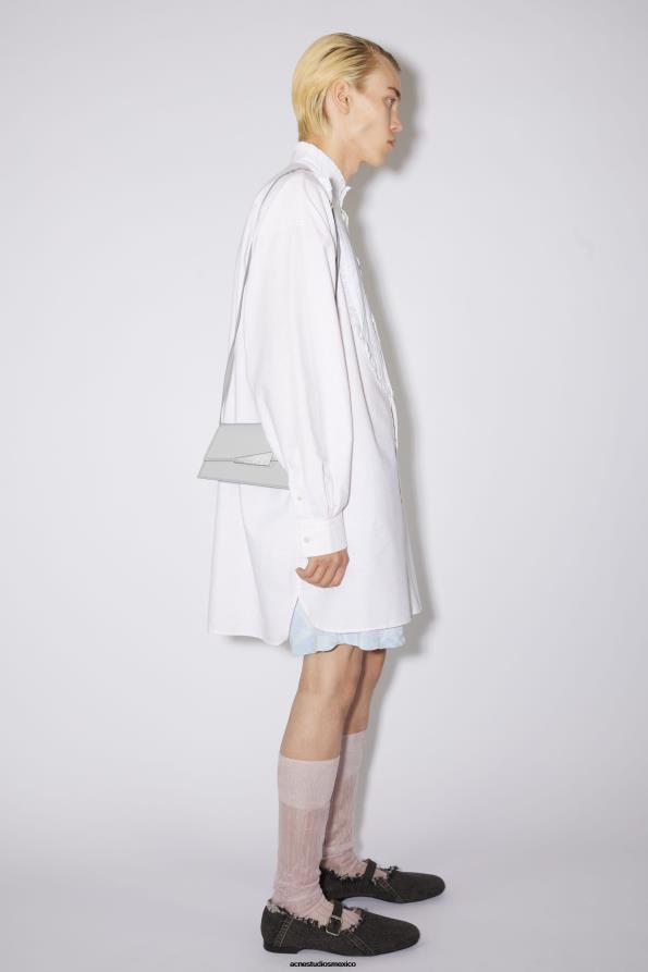 Acne Studios accesorios gris claro 0T4HT664 micro bolsa de distorsión