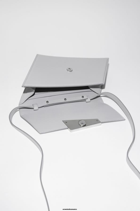 Acne Studios accesorios gris claro 0T4HT664 micro bolsa de distorsión