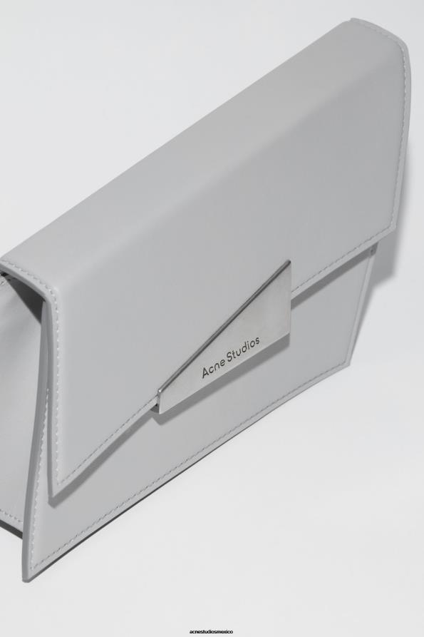Acne Studios accesorios gris claro 0T4HT664 micro bolsa de distorsión