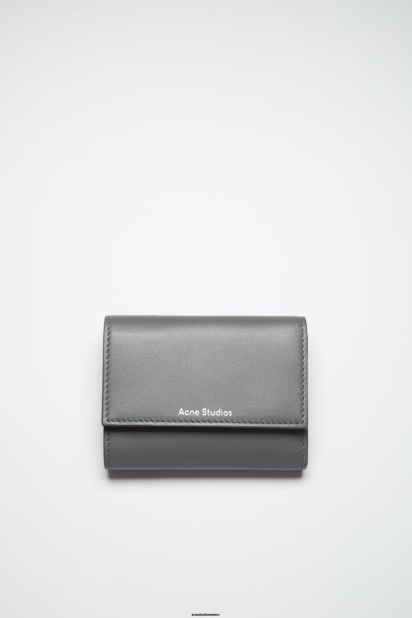 Acne Studios accesorios gris oscuro 0T4HT596 billetera doblada