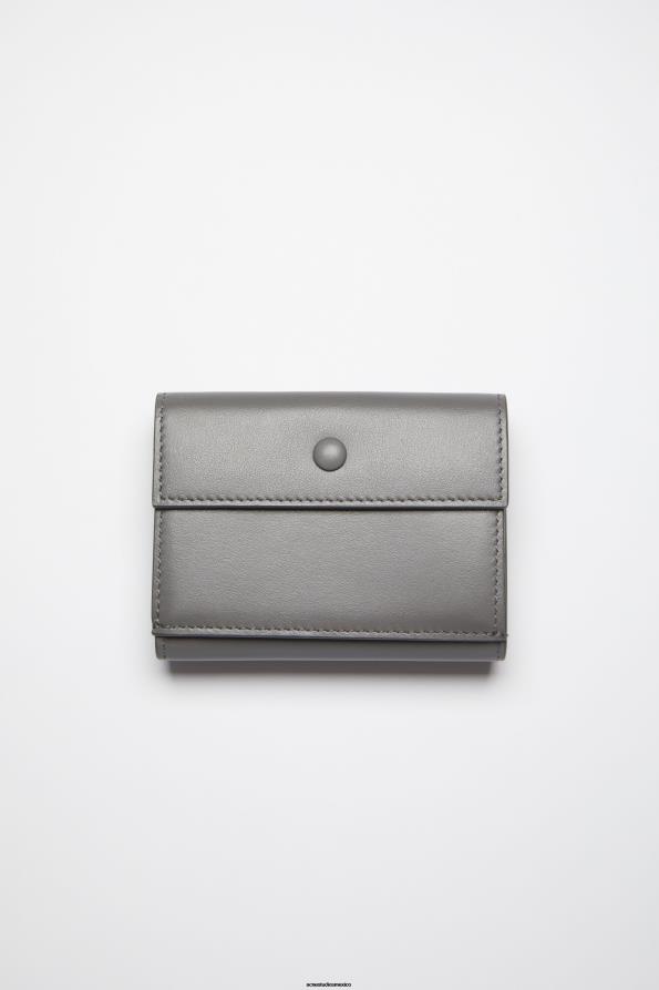 Acne Studios accesorios gris oscuro 0T4HT596 billetera doblada