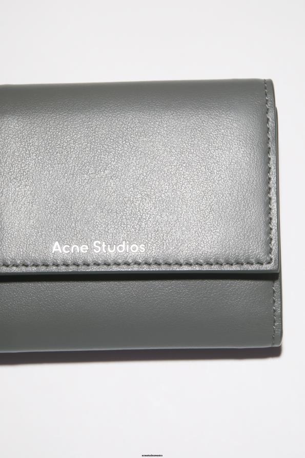 Acne Studios accesorios gris oscuro 0T4HT596 billetera doblada