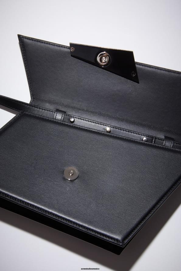 Acne Studios accesorios negro 0T4HT509 micro bolsa de distorsión