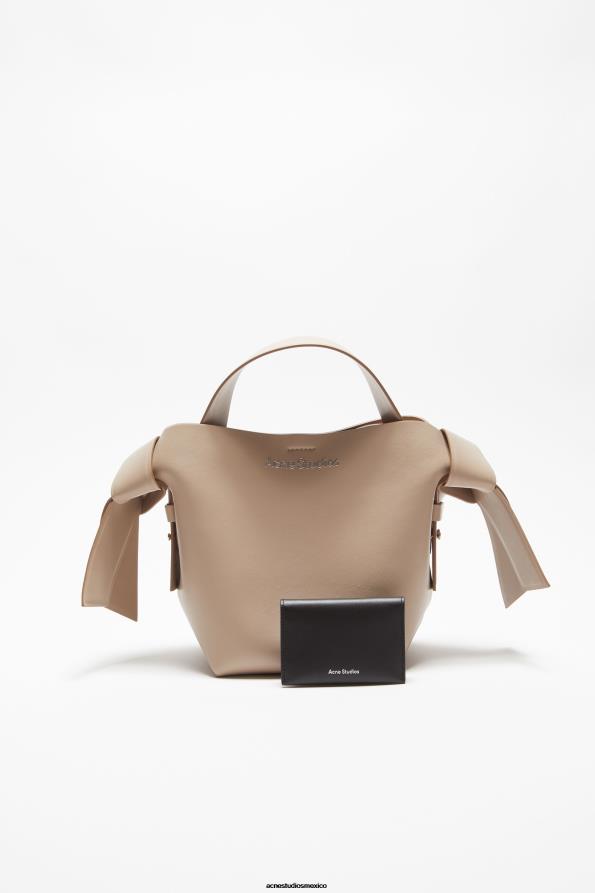 Acne Studios accesorios negro 0T4HT525 cartera de cuero doblada