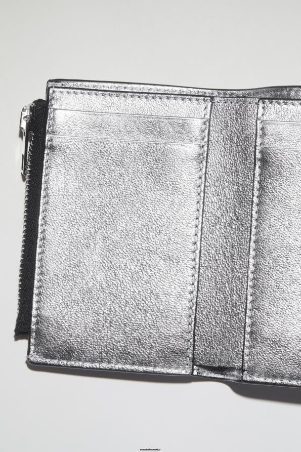 Acne Studios accesorios plata 0T4HT688 cartera plegada musubi