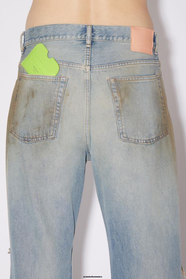 Acne Studios accesorios verde lima 0T4HT738 titular de la tarjeta