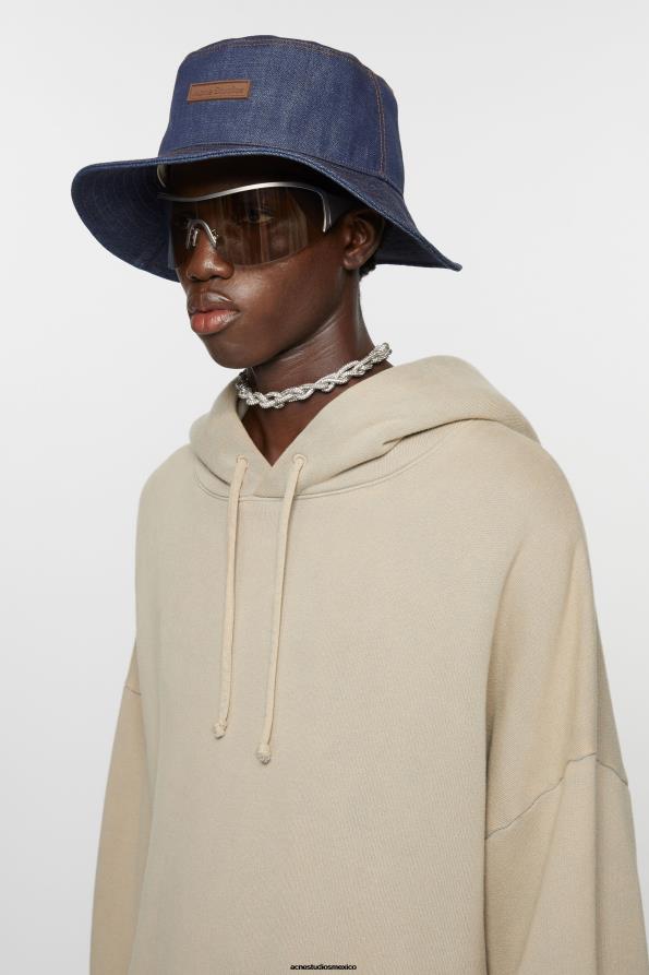 Acne Studios accesorios azul índigo 0T4HT531 sombrero de pescador de mezclilla