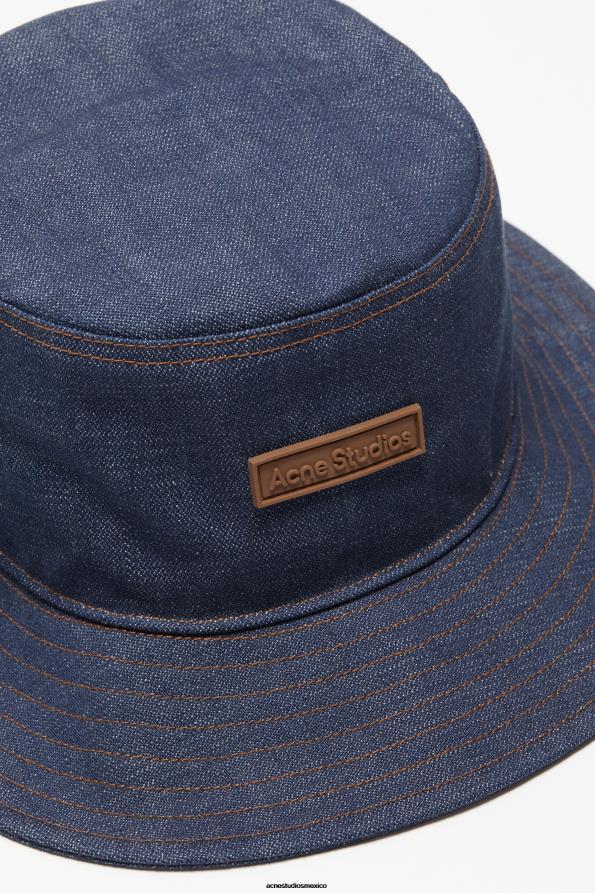 Acne Studios accesorios azul índigo 0T4HT531 sombrero de pescador de mezclilla