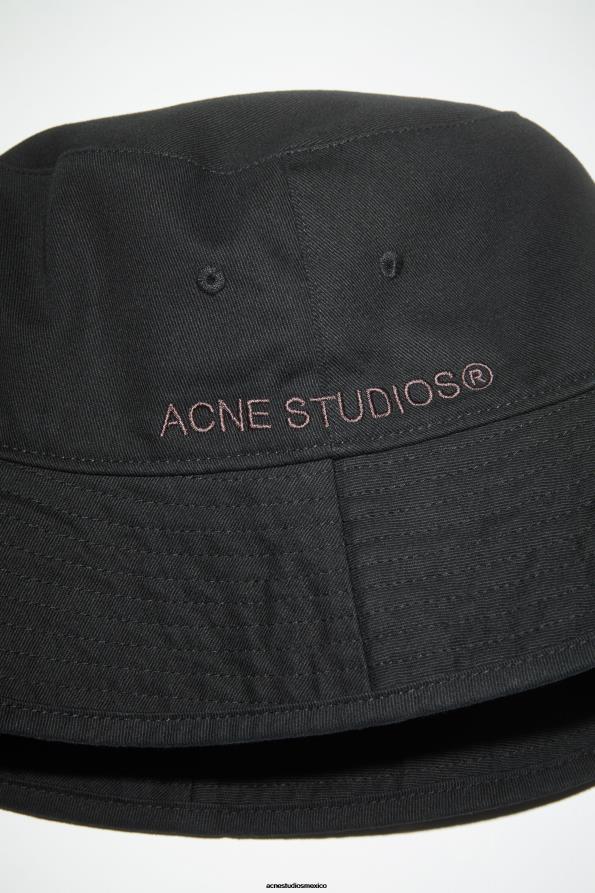 Acne Studios accesorios negro 0T4HT515 sombrero de pescador de sarga