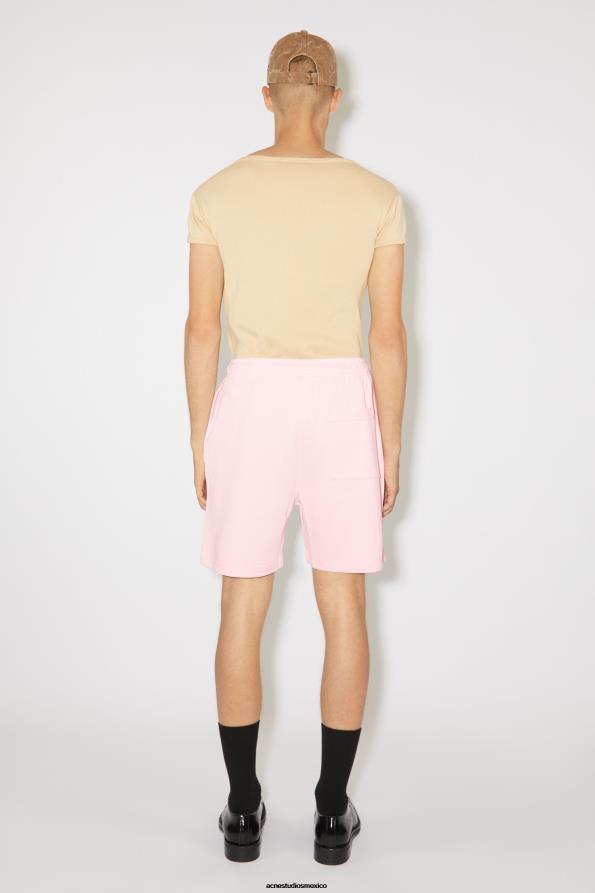 Acne Studios vestir Rosa claro 0T4HT1073 pantalones cortos de algodón unisex