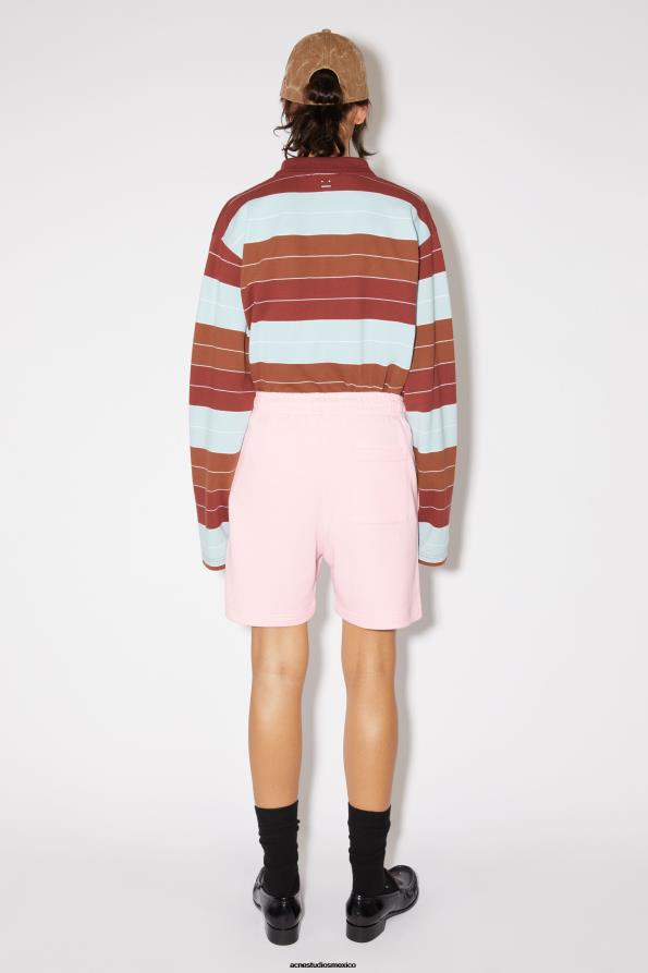 Acne Studios vestir Rosa claro 0T4HT335 pantalones cortos de algodón unisex