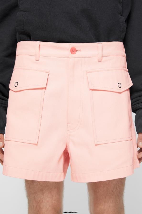 Acne Studios vestir Rosa palido 0T4HT1070 pantalones cortos de sarga