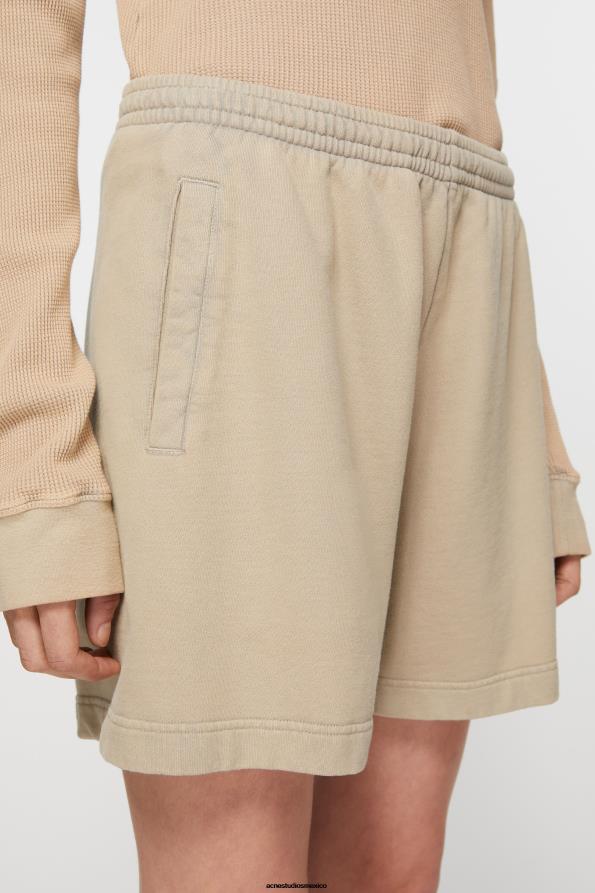 Acne Studios vestir gris concreto 0T4HT366 pantalones cortos de algodón