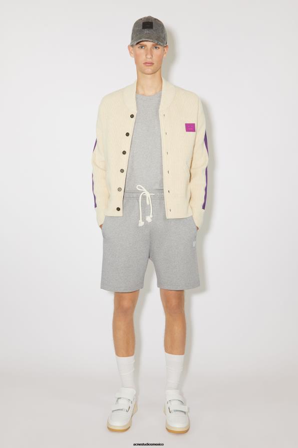 Acne Studios vestir mezcla gris claro 0T4HT1078 pantalones cortos de algodón unisex