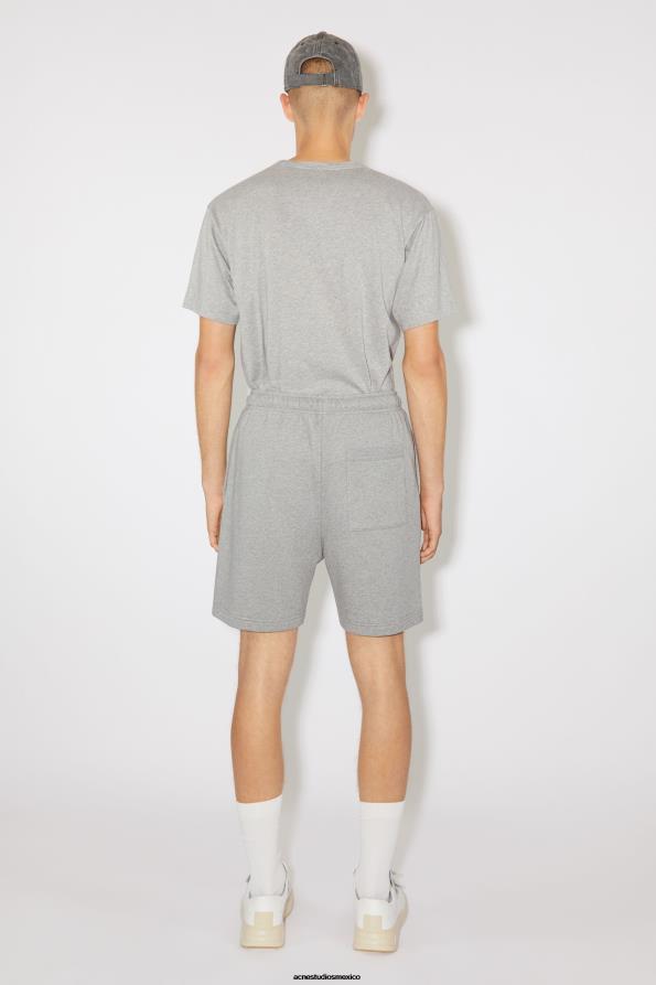 Acne Studios vestir mezcla gris claro 0T4HT1078 pantalones cortos de algodón unisex