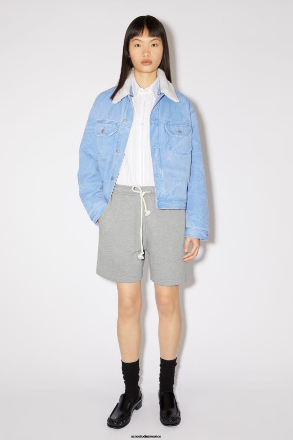 Acne Studios vestir mezcla gris claro 0T4HT340 pantalones cortos de algodón unisex