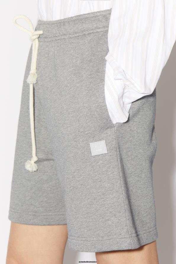 Acne Studios vestir mezcla gris claro 0T4HT340 pantalones cortos de algodón unisex