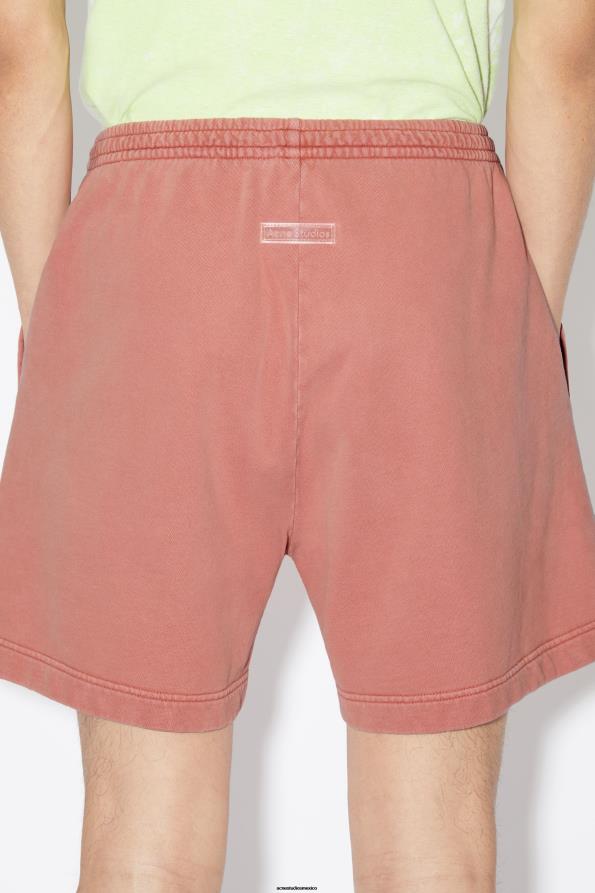 Acne Studios vestir rosa vintage 0T4HT1080 pantalones cortos de algodón