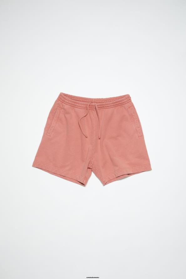 Acne Studios vestir rosa vintage 0T4HT1080 pantalones cortos de algodón
