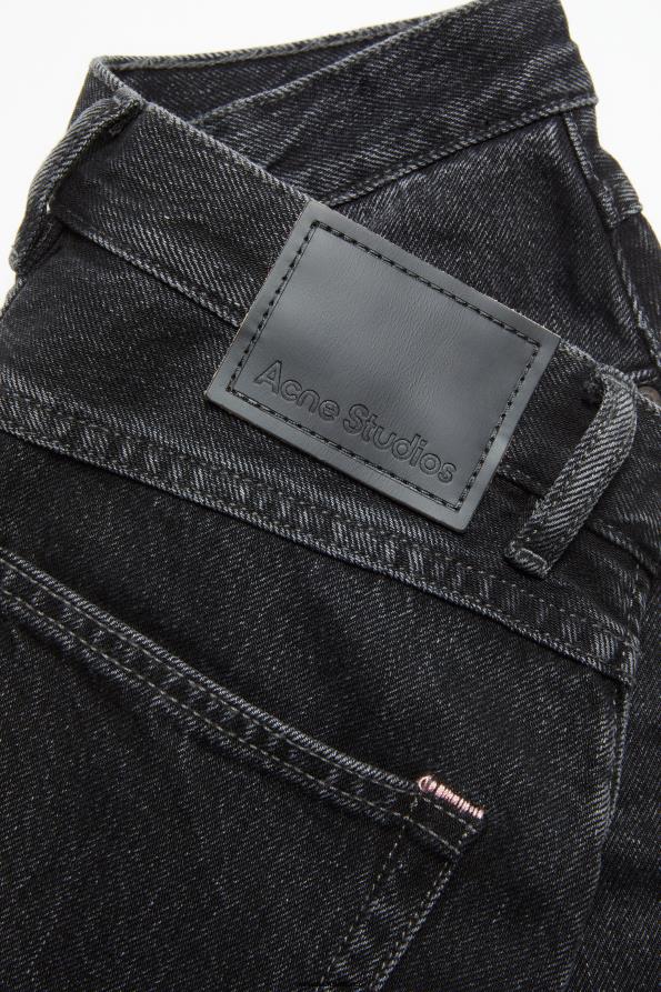 Acne Studios vestir negro 0T4HT253 falda de mezclilla