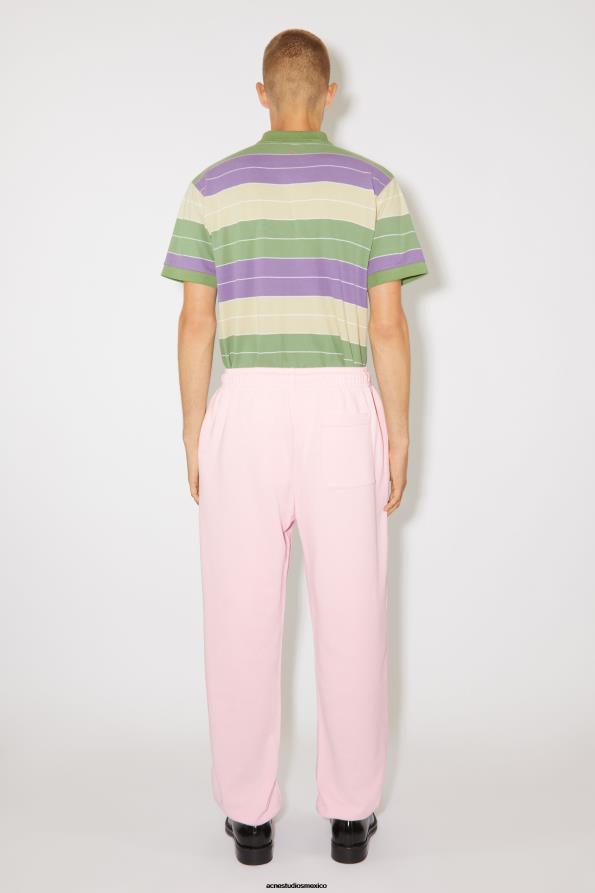 Acne Studios vestir Rosa claro 0T4HT1054 pantalones de chándal de algodón unisex