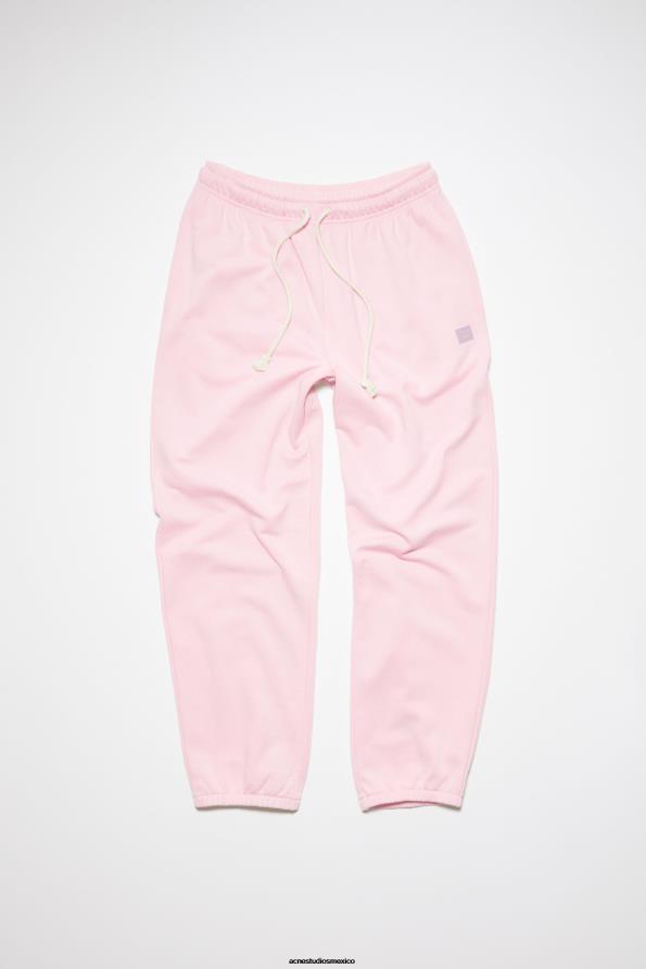 Acne Studios vestir Rosa claro 0T4HT1054 pantalones de chándal de algodón unisex