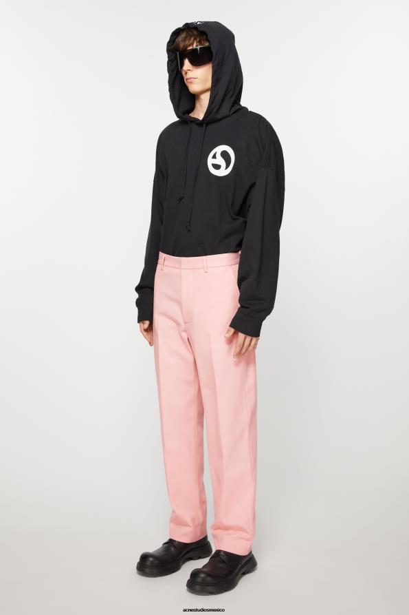 Acne Studios vestir Rosa palido 0T4HT1103 pantalones de sarga en mezcla de algodón