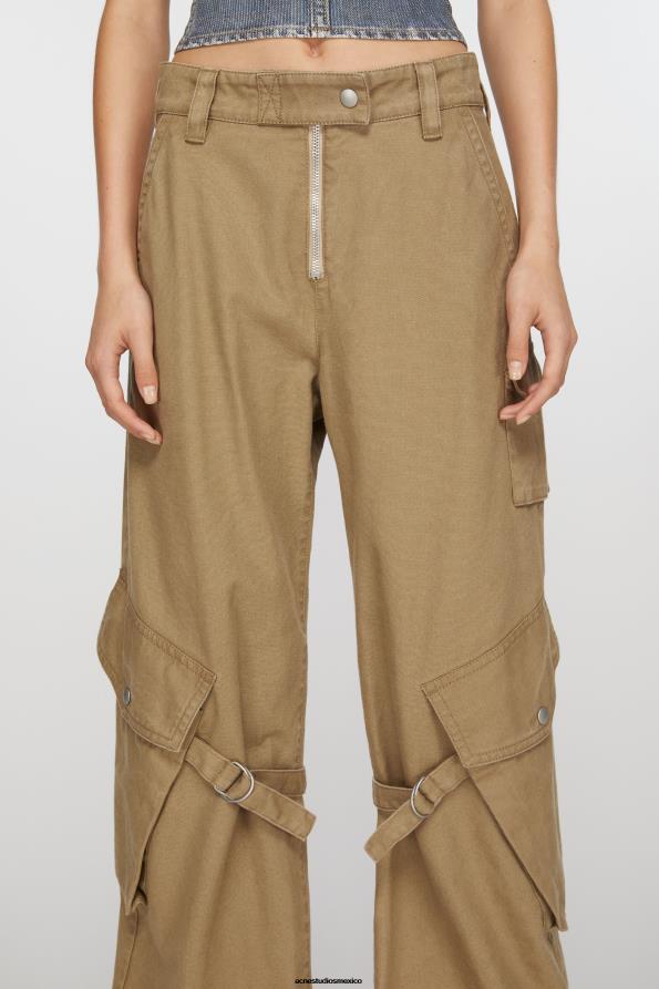 Acne Studios vestir beige frio 0T4HT307 pantalones cargo