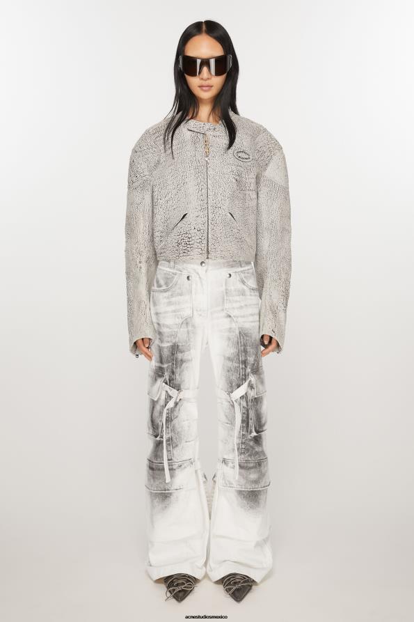 Acne Studios vestir blanco negro 0T4HT289 vaqueros cargo