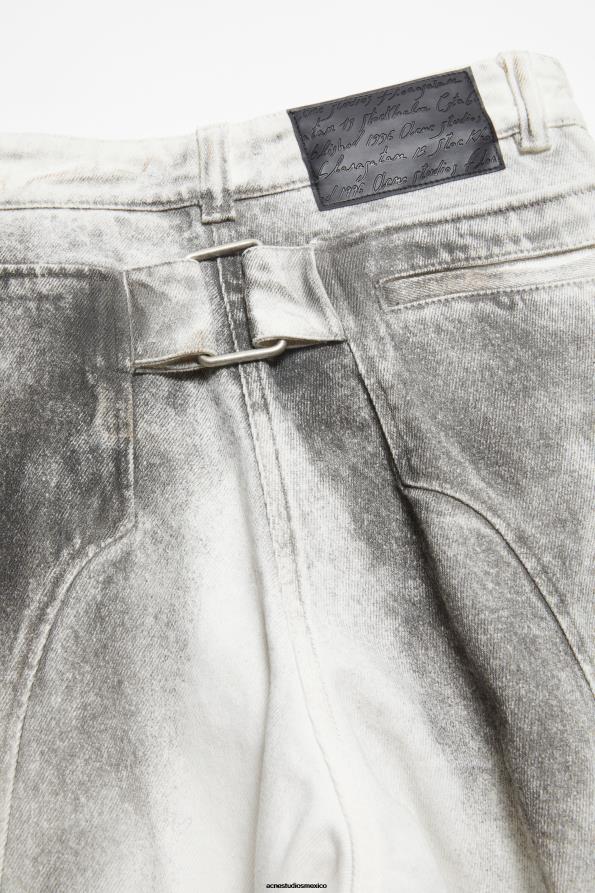 Acne Studios vestir blanco negro 0T4HT289 vaqueros cargo