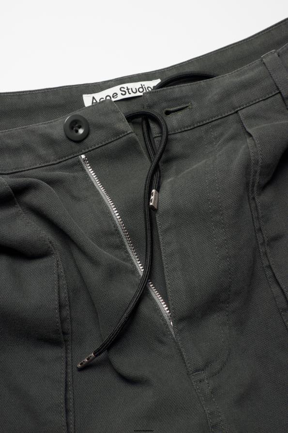 Acne Studios vestir gris oscuro 0T4HT1032 pantalones de sarga