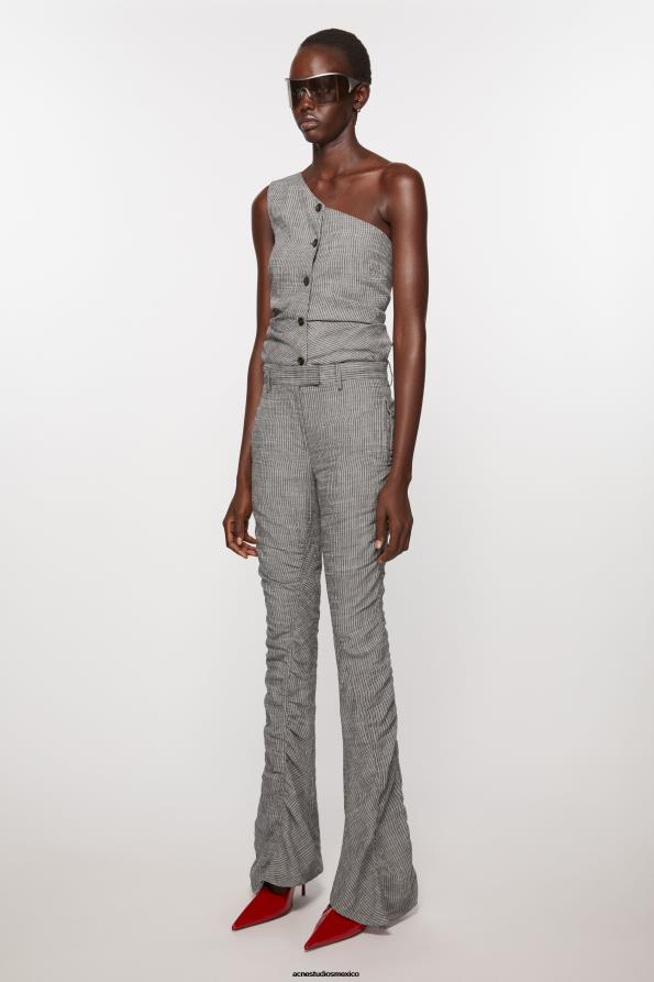 Acne Studios vestir mezcla de grises 0T4HT300 pantalones fluidos