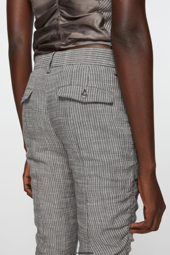 Acne Studios vestir mezcla de grises 0T4HT300 pantalones fluidos