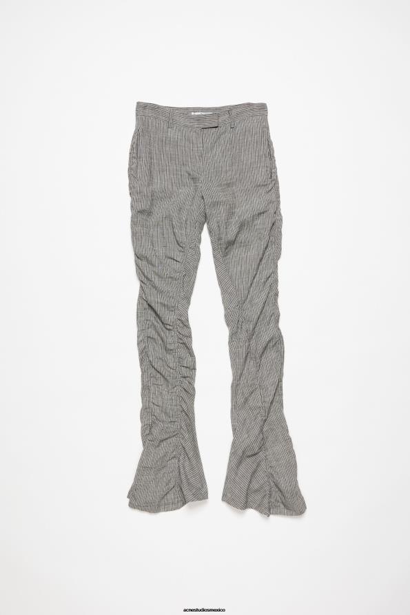 Acne Studios vestir mezcla de grises 0T4HT300 pantalones fluidos