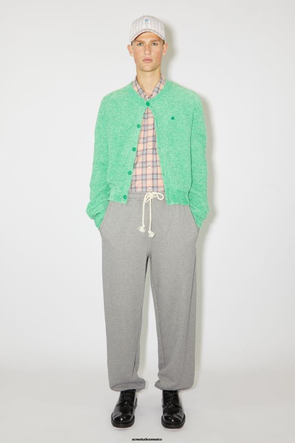 Acne Studios vestir mezcla gris claro 0T4HT1060 pantalones de chándal de algodón unisex