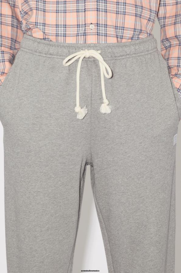 Acne Studios vestir mezcla gris claro 0T4HT1060 pantalones de chándal de algodón unisex