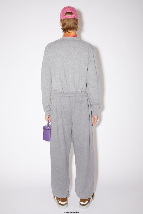Acne Studios vestir mezcla gris claro 0T4HT1187 pantalones deportivos de lana unisex