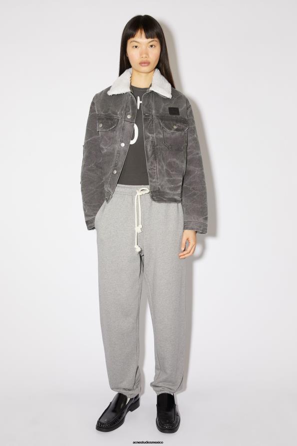 Acne Studios vestir mezcla gris claro 0T4HT311 pantalones de chándal de algodón unisex