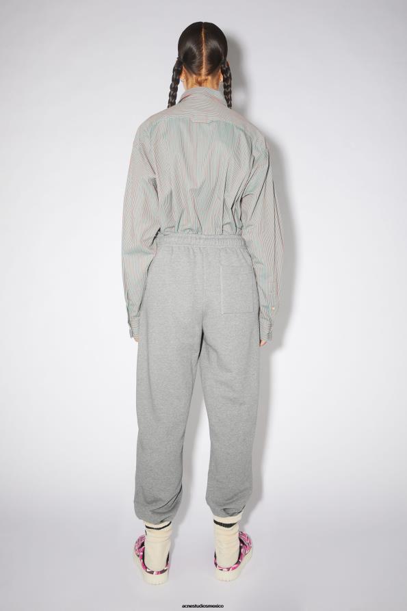 Acne Studios vestir mezcla gris claro 0T4HT435 pantalones de chándal de algodón