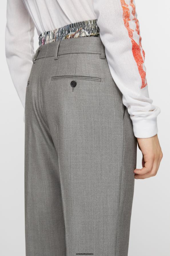 Acne Studios vestir mezcla gris vintage 0T4HT1037 pantalones a medida