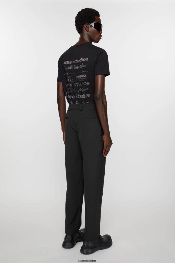 Acne Studios vestir negro 0T4HT1038 pantalones a medida