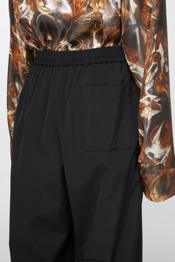 Acne Studios vestir negro 0T4HT1040 pantalones a medida