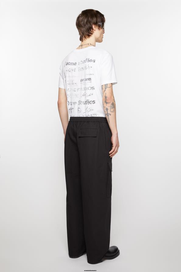 Acne Studios vestir negro 0T4HT1096 pantalones cargo