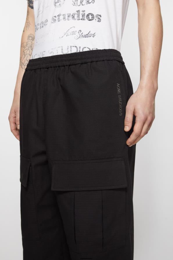 Acne Studios vestir negro 0T4HT1096 pantalones cargo