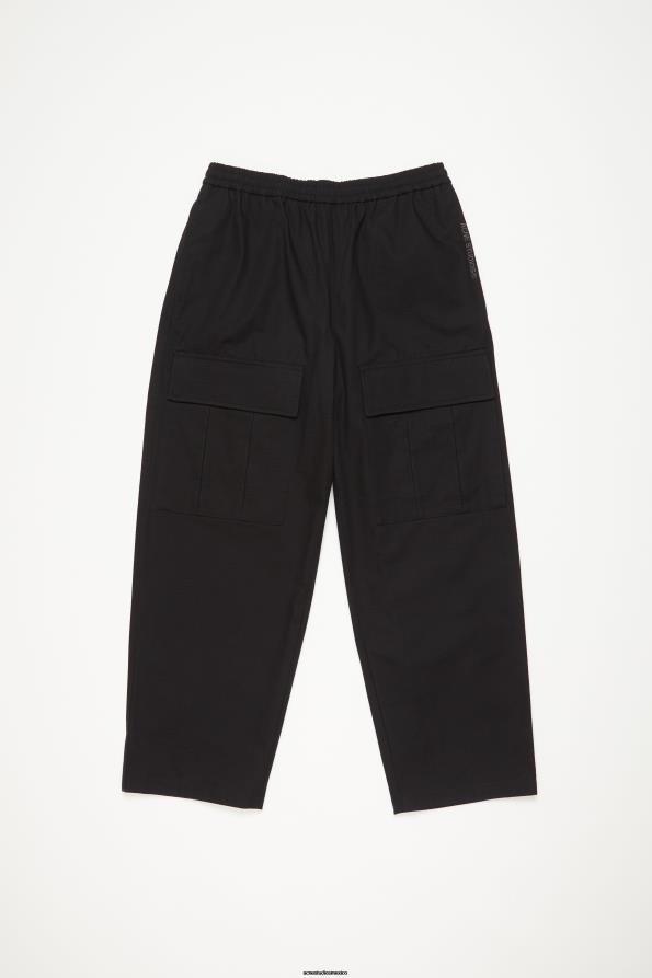 Acne Studios vestir negro 0T4HT1096 pantalones cargo