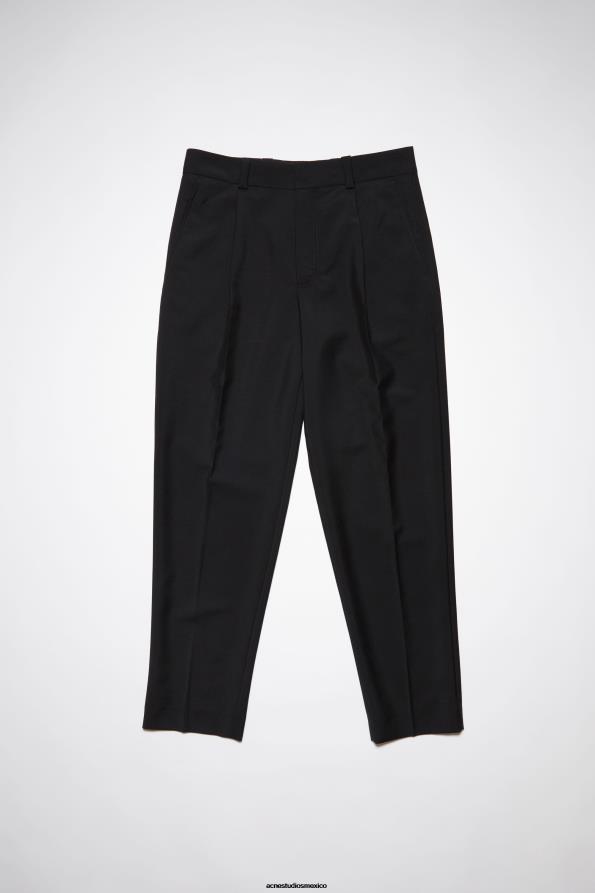 Acne Studios vestir negro 0T4HT1167 pantalones de vestir en mezcla de lana